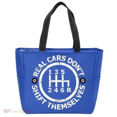 Real Cars Dont Shift Themselves Ual Shift Mechanic Gift Tote Bag