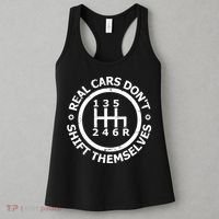 Real Cars Dont Shift Themselves Ual Shift Mechanic Women's Tank Top thumb 3