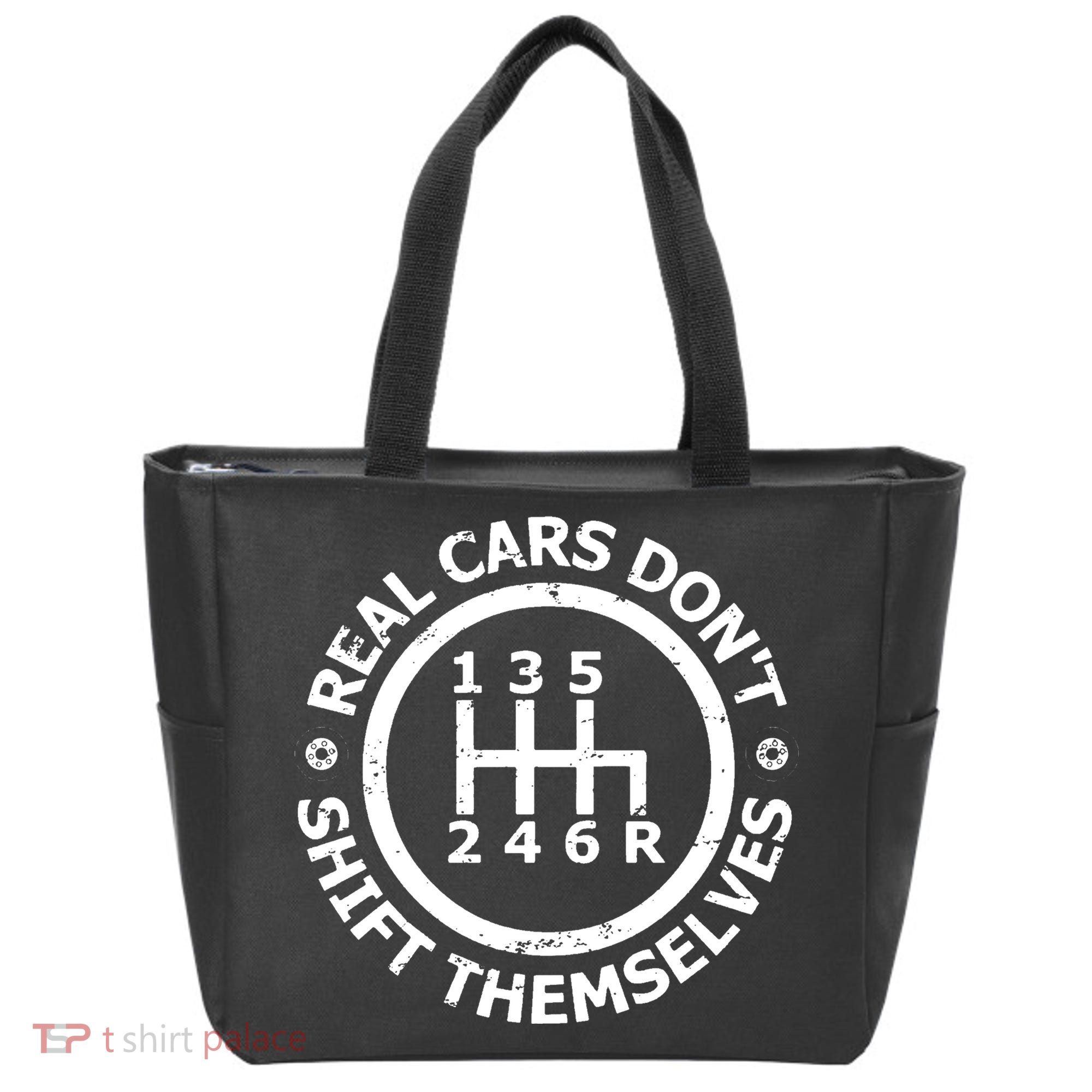 Real Cars Dont Shift Themselves Ual Shift Mechanic Tote Bag
