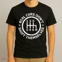 Real Cars DonT Shift Themselves Six Speed Drifting T-Shirt thumb 3
