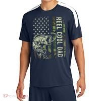Reel Cool Dad Camouflage American Flag Father's Day Sport-Tek Competitor United Soccer Jersey thumb 0