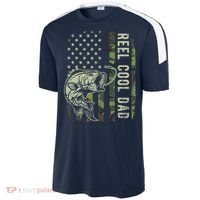 Reel Cool Dad Camouflage American Flag Father's Day Sport-Tek Competitor United Soccer Jersey thumb 2