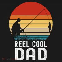 Reel Cool Dad Grandad Fisher Daddy Father's Day Fishing Gift Doggie Tank thumb 4