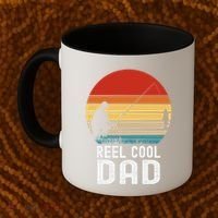 Reel Cool Dad Grandad Fisher Daddy Father's Day Fishing Gift Coffee Mug thumb 2