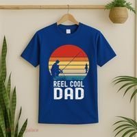 Reel Cool Dad Grandad Fisher Daddy Father's Day Fishing Gift T-Shirt thumb 2