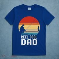Reel Cool Dad Grandad Fisher Daddy Father's Day Fishing Gift T-Shirt thumb 5