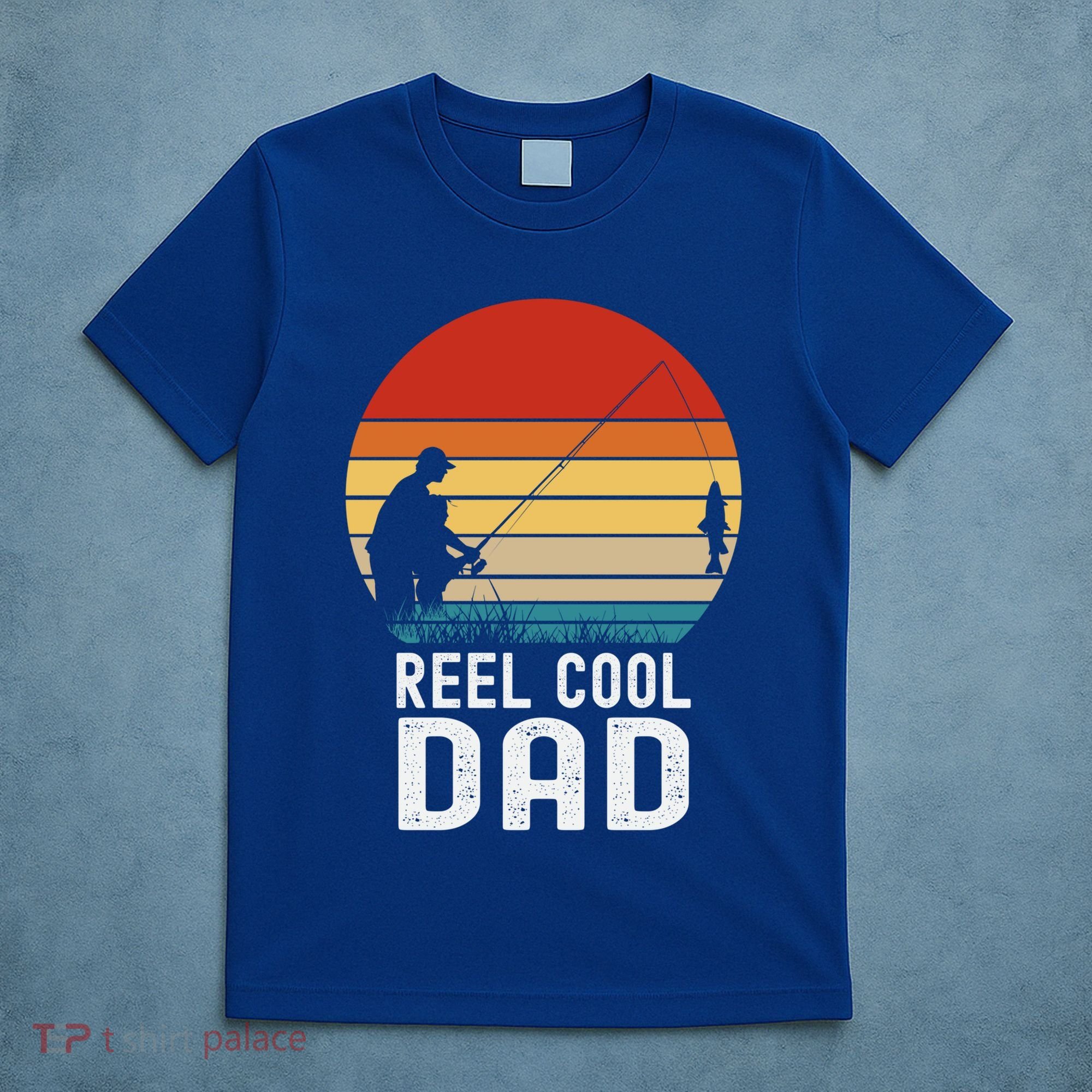 Reel Cool Dad Grandad Fisher Daddy Father's Day Fishing Gift T-Shirt