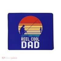 Reel Cool Dad Grandad Fisher Daddy Father's Day Fishing Gift Mousepad thumb 0