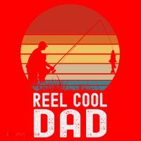 Reel Cool Dad Grandad Fisher Daddy Father's Day Fishing Gift Santa Hat thumb 1