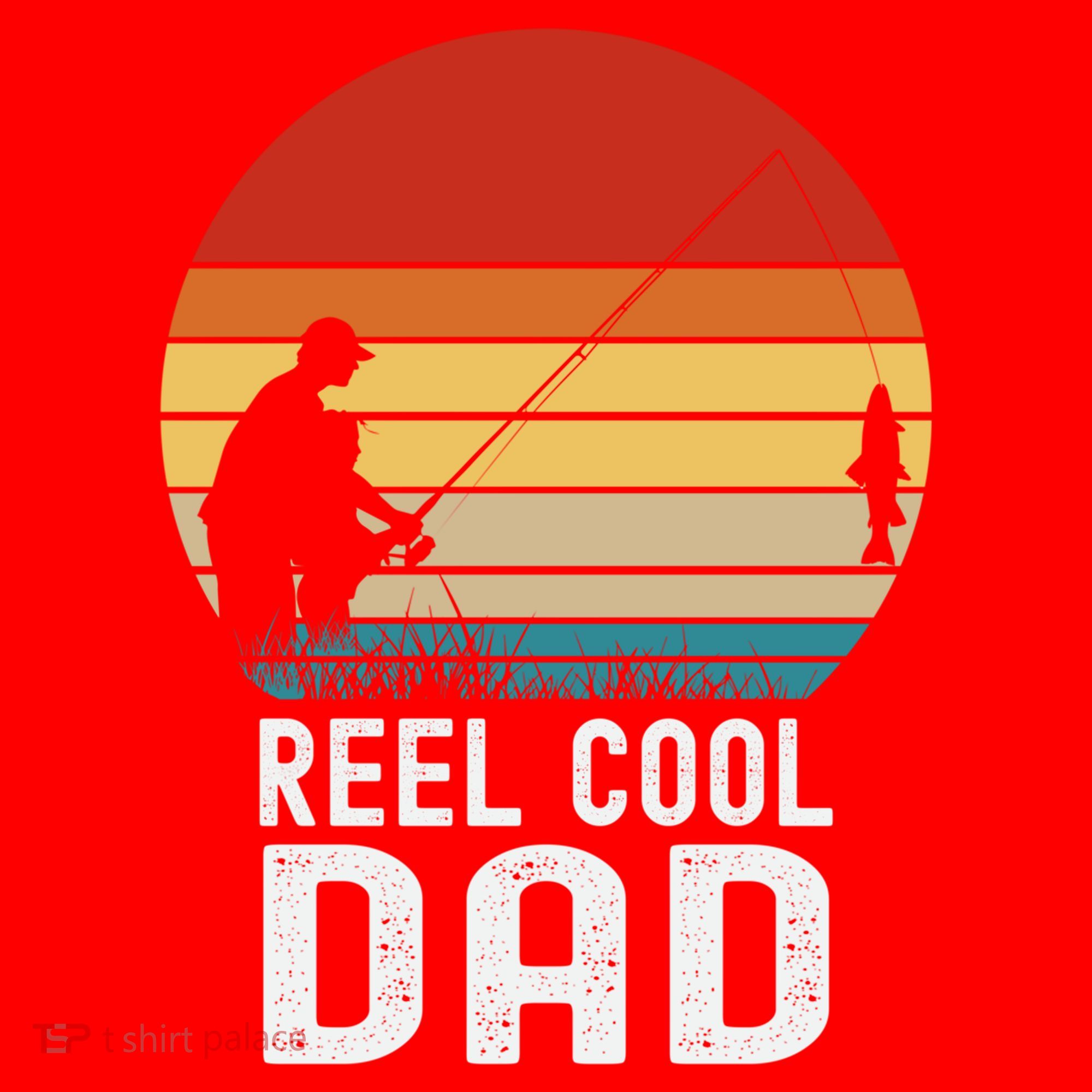 Reel Cool Dad Grandad Fisher Daddy Father's Day Fishing Gift Santa Hat