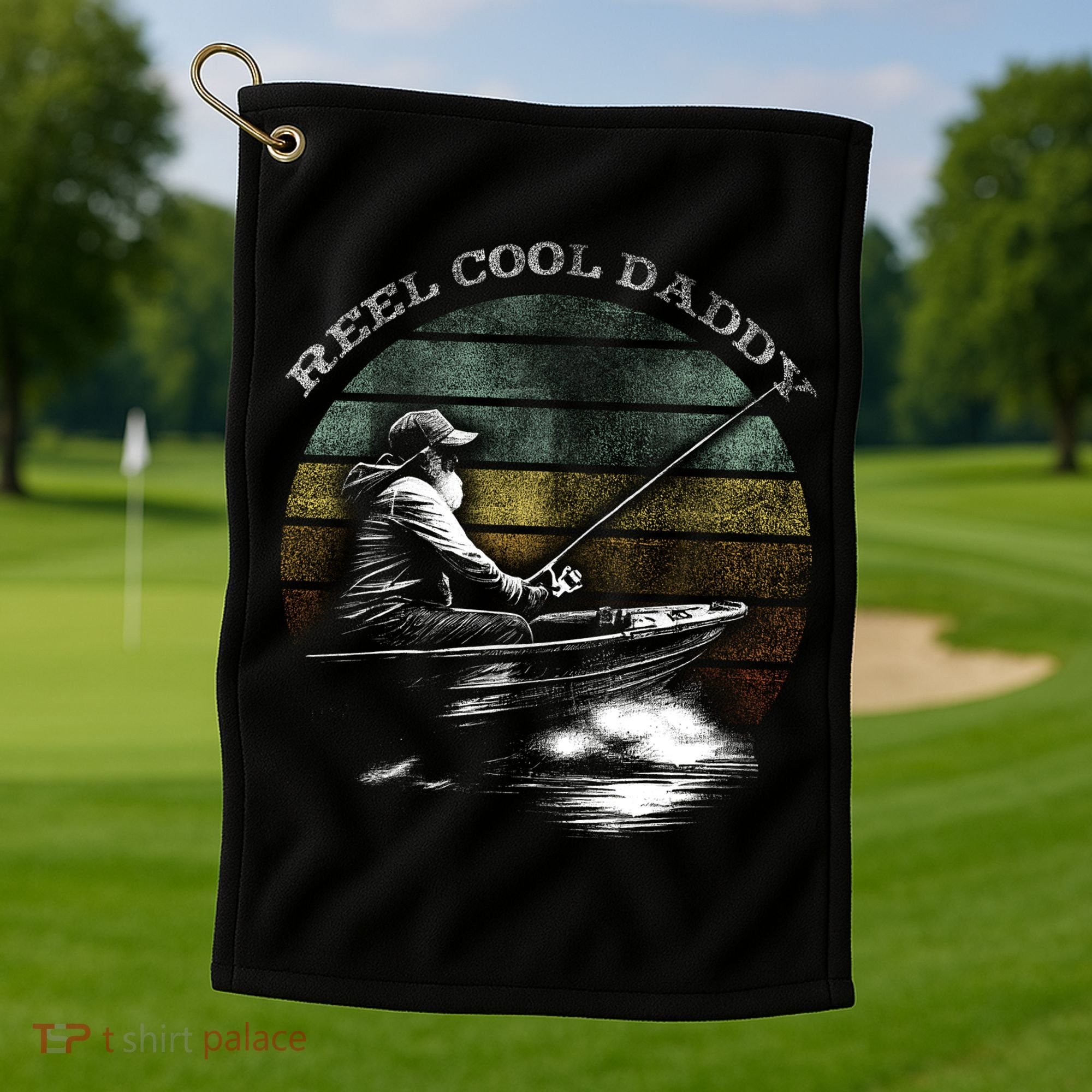Reel Cool Daddy Fishing Golf Towel