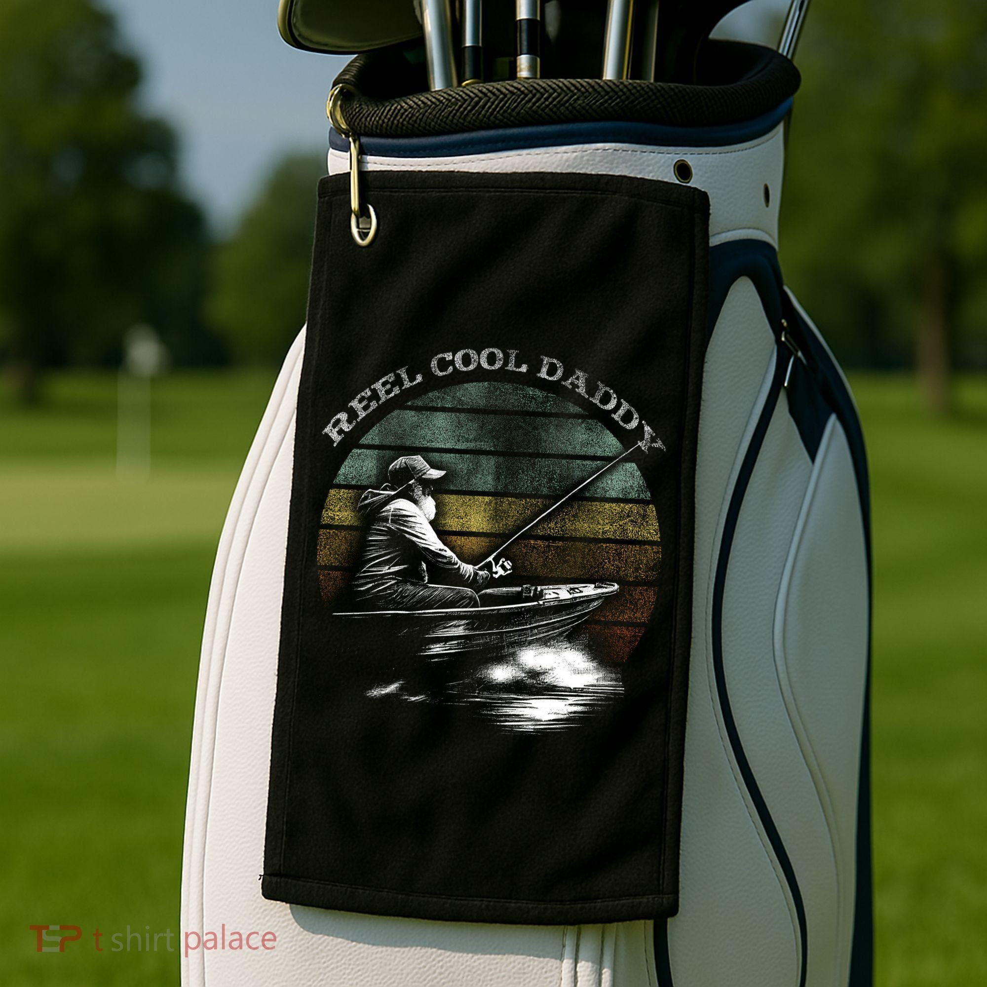 Reel Cool Daddy Fishing Golf Towel