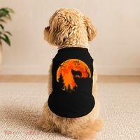 Rough Collie Dog And Moon Halloween Costume Dog Lover Doggie Tank thumb 2