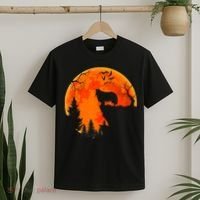 Rough Collie Dog And Moon Halloween Costume Dog Lover T-Shirt thumb 2
