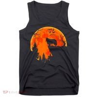 Rough Collie Dog And Moon Halloween Costume Dog Lover Tank Top thumb 0