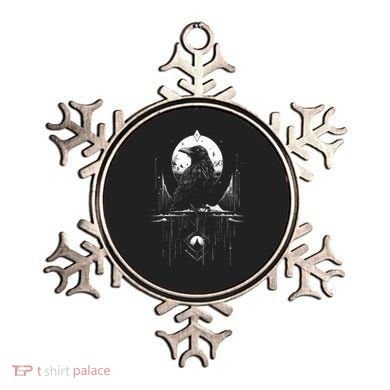 Raven Crow Dark Bird Witchcraft Omens Midnight Moon Night Mystic Folklore Magic Ornament