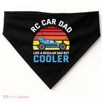 RC Car Dad Like A Regular Dad But Cooler RC Racing Lover USA-Made Doggie Bandana thumb 0