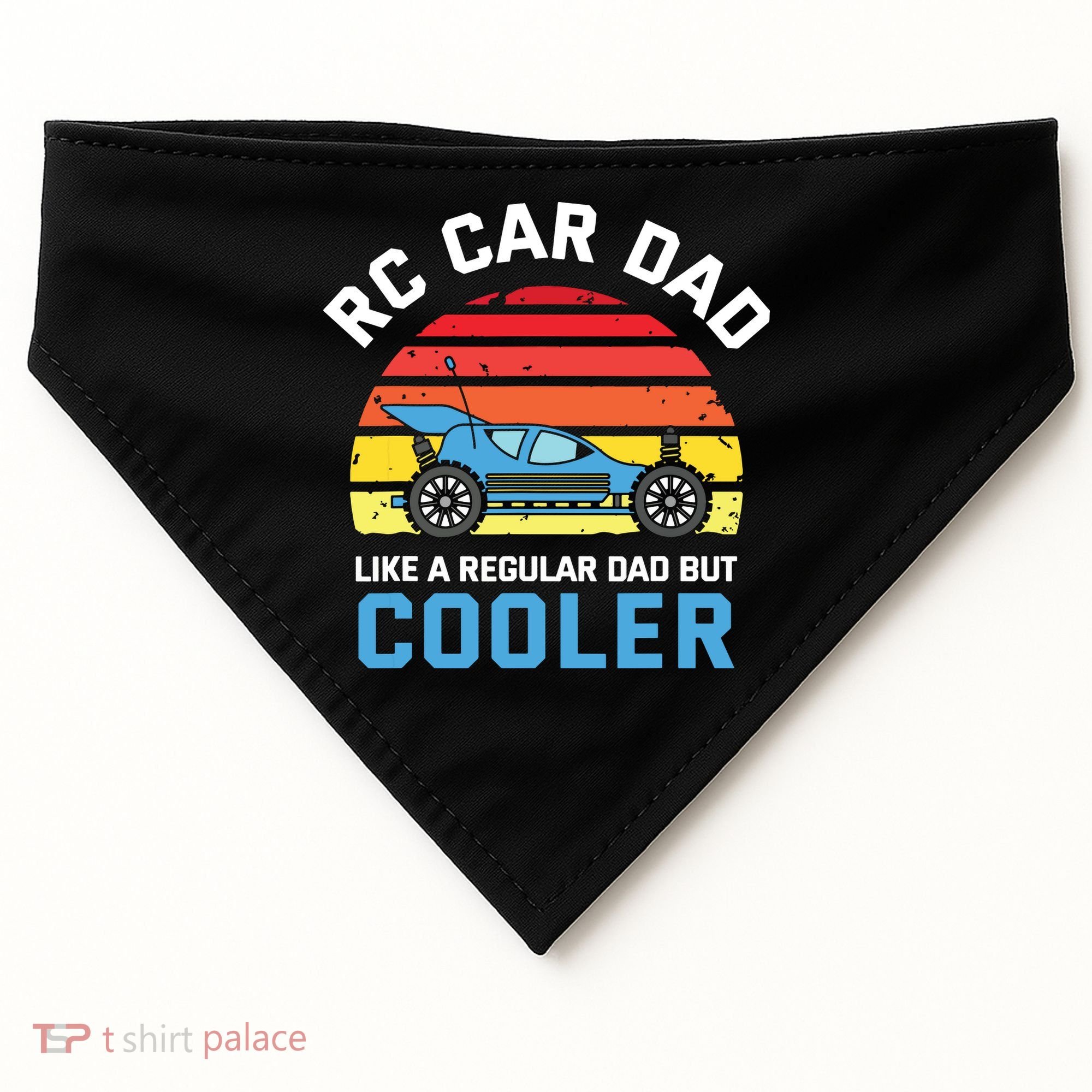 RC Car Dad Like A Regular Dad But Cooler RC Racing Lover USA-Made Doggie Bandana