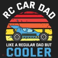 RC Car Dad Like A Regular Dad But Cooler RC Racing Lover Golf Towel thumb 3