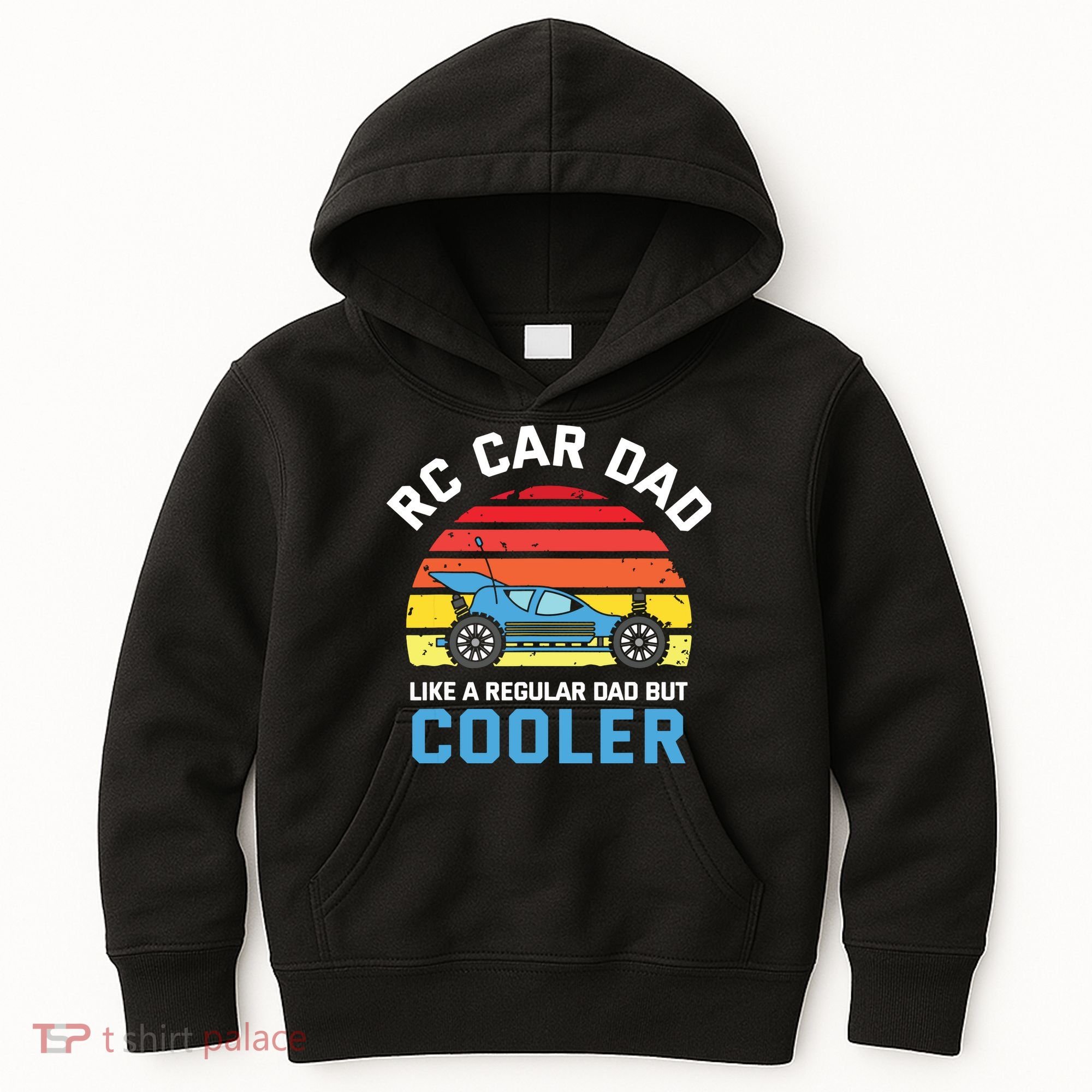 RC Car Dad Like A Regular Dad But Cooler RC Racing Lover Kids Hoodie