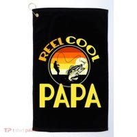 Reel Cool Dad Meaningful Gift Reel Cool Papa Meaningful Gift Golf Towel thumb 0