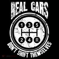 Race Car Driver Gift Real Cars Don't Shift Themselves Sweatshirt thumb 3