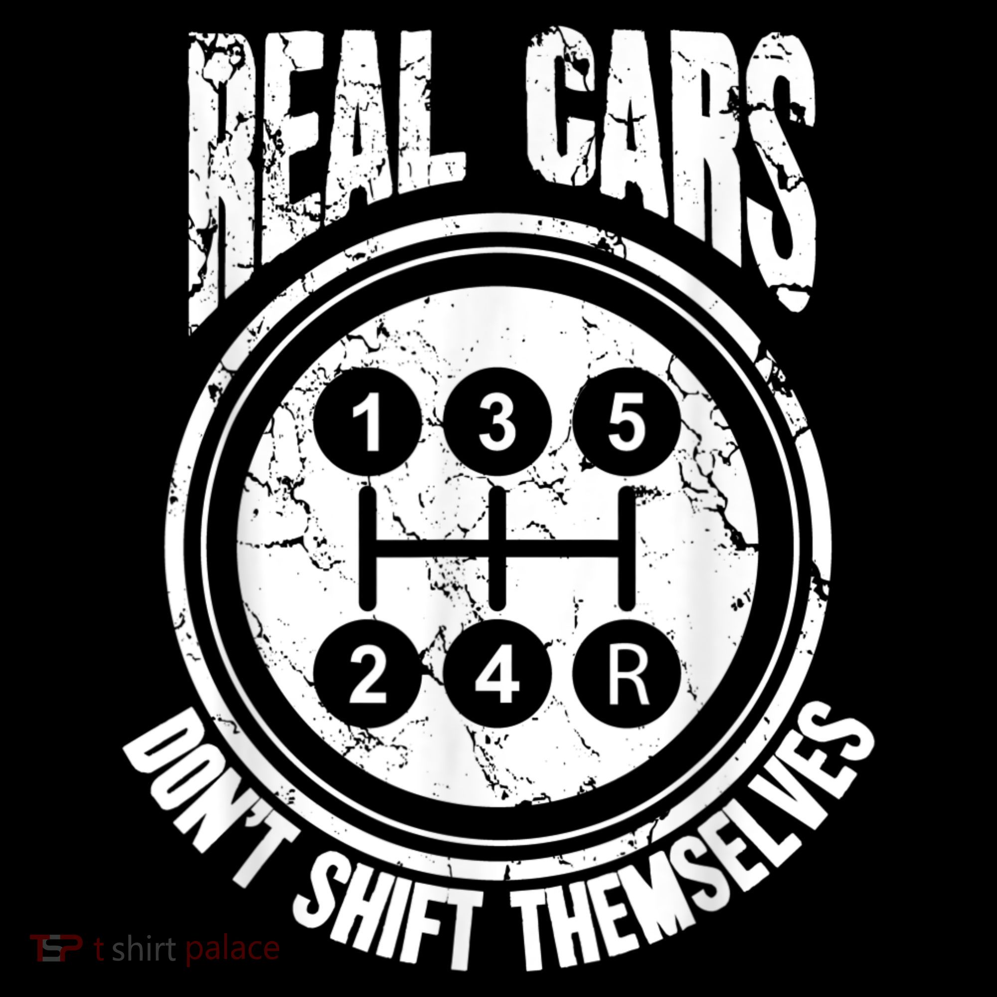 Race Car Driver Gift Real Cars Don't Shift Themselves T-Shirt