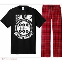 Race Car Driver Gift Real Cars Don't Shift Themselves Pajama Set thumb 0