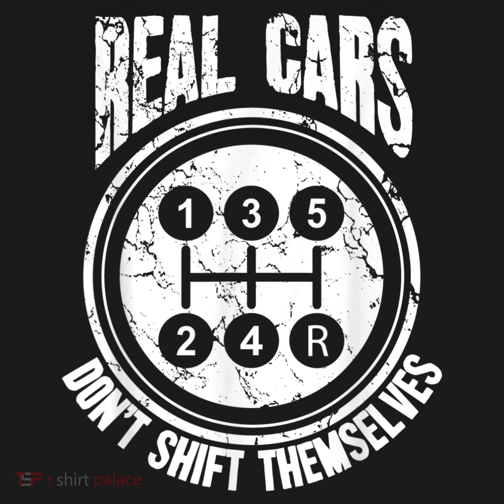 Race Car Driver Gift Real Cars Don't Shift Themselves Polo