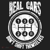 Race Car Driver Gift Real Cars Don't Shift Themselves Hat thumb 2