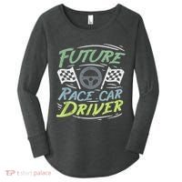 Race Car Driver Kids Racing Driver Women's Perfect Tri Tunic Long Sleeve Shirt thumb 0