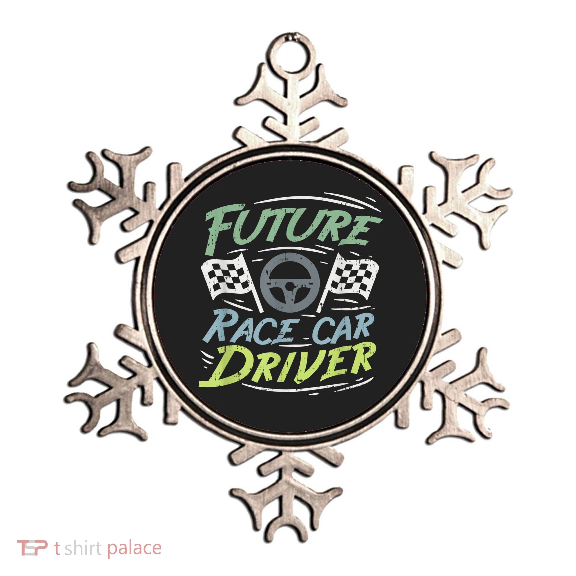 Race Car Driver Kids Racing Driver Ornament