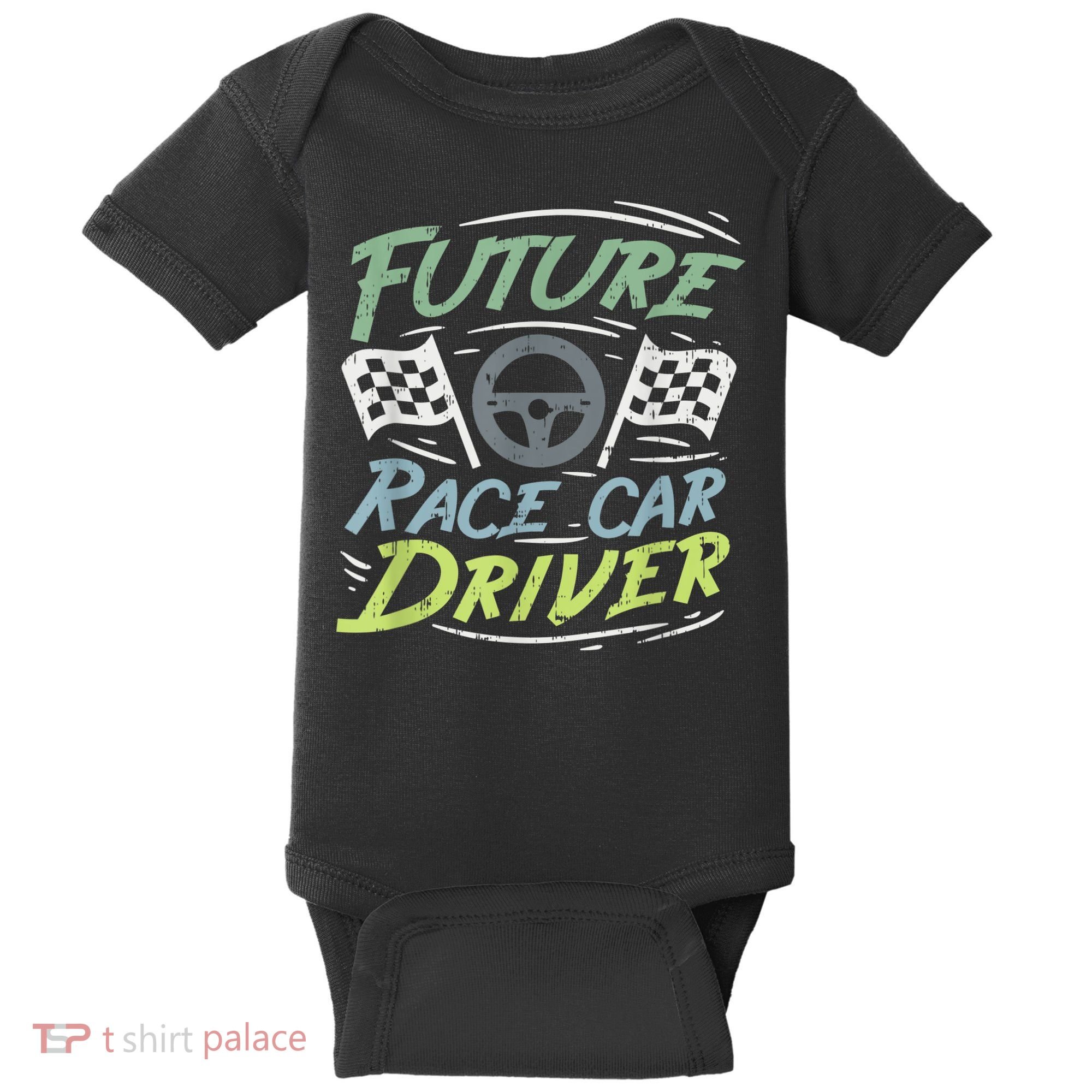 Race Car Driver Kids Racing Driver Baby Bodysuit