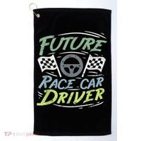 Race Car Driver Kids Racing Driver Golf Towel thumb 0