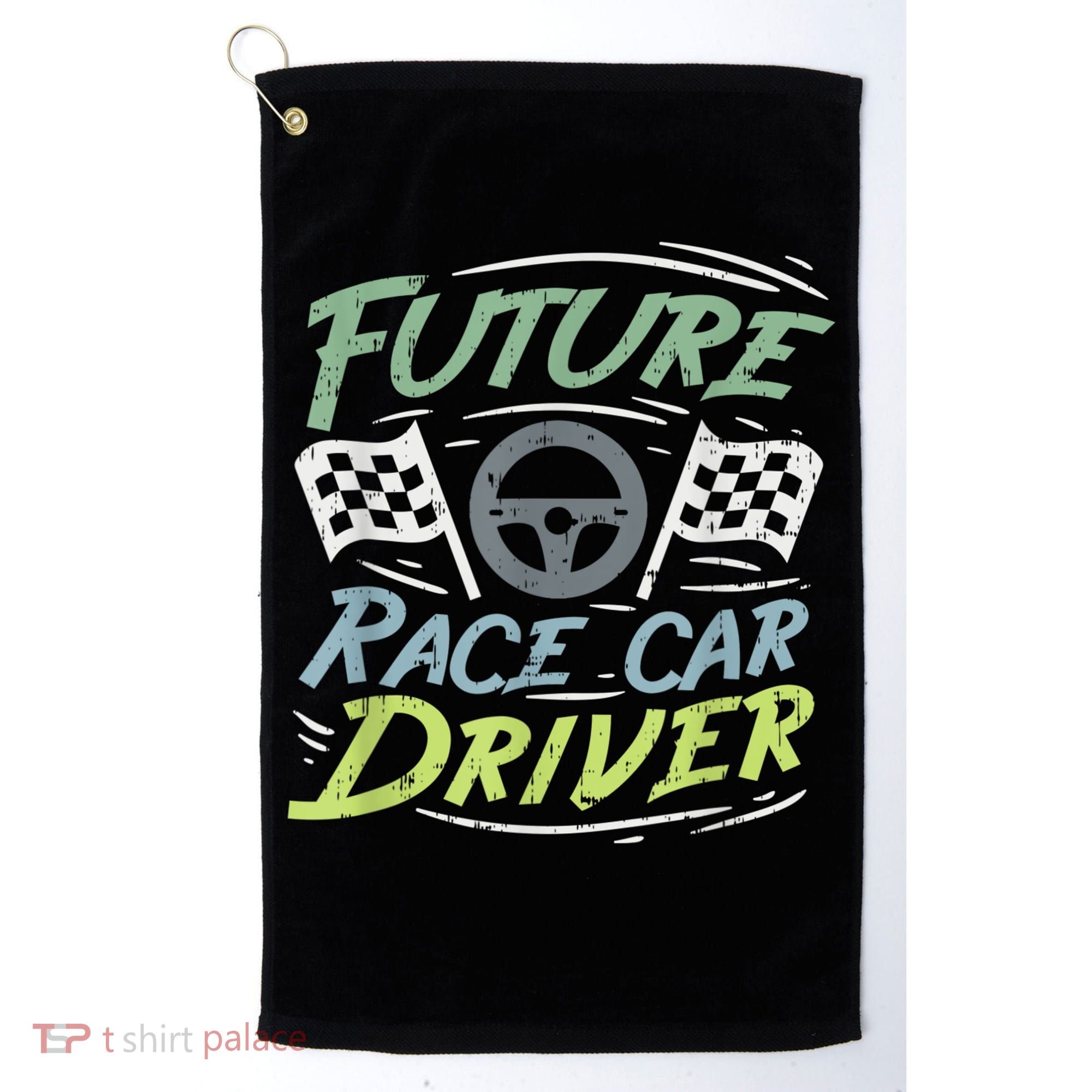 Race Car Driver Kids Racing Driver Golf Towel
