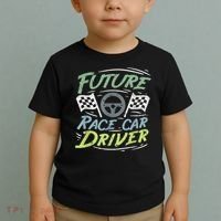 Race Car Driver Kids Racing Driver Toddler T-Shirt thumb 2