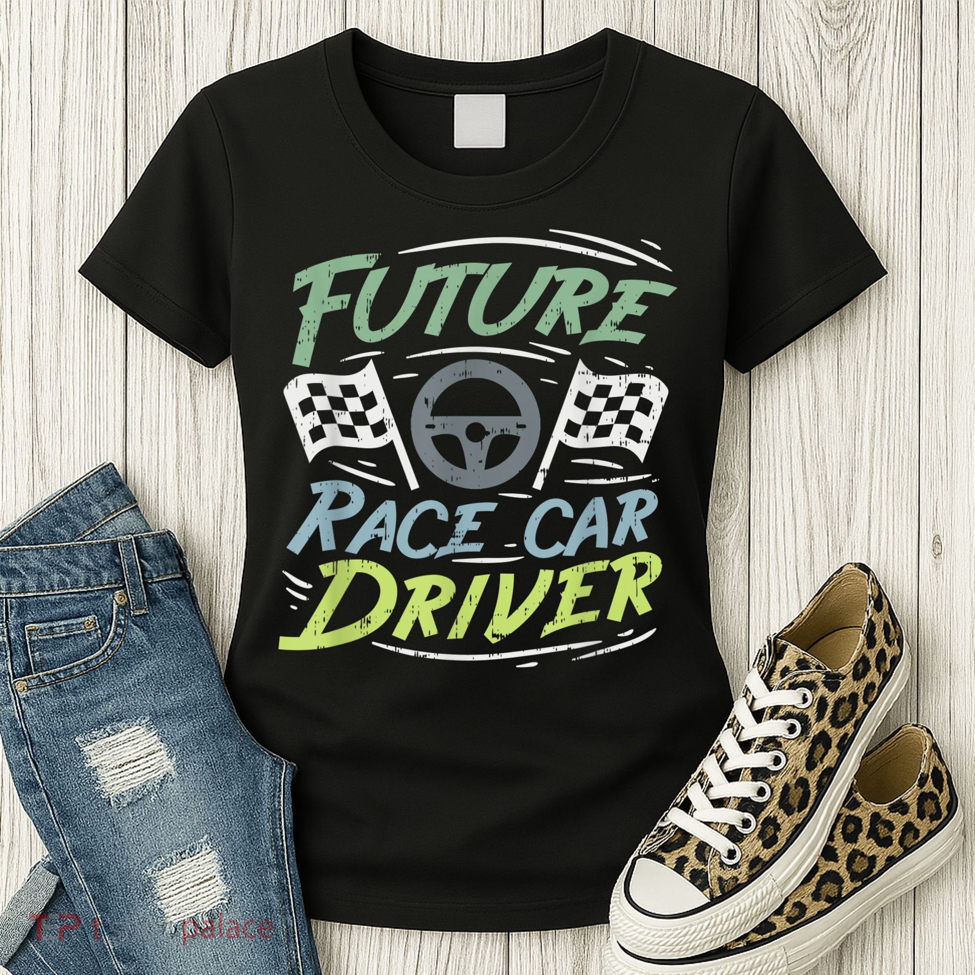 Race Car Driver Kids Racing Driver Women's T-Shirt