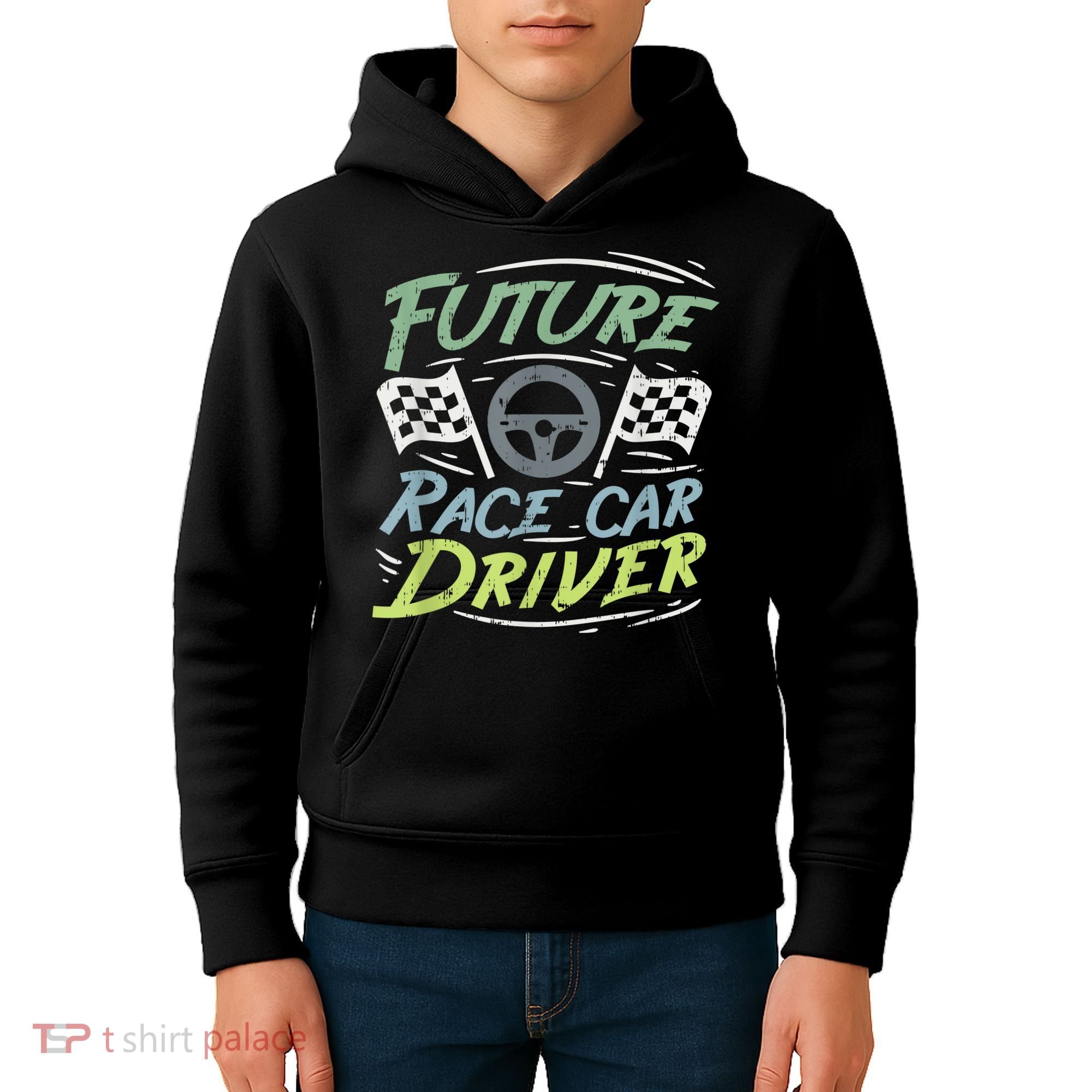 Race Car Driver Kids Racing Driver Kids Hoodie