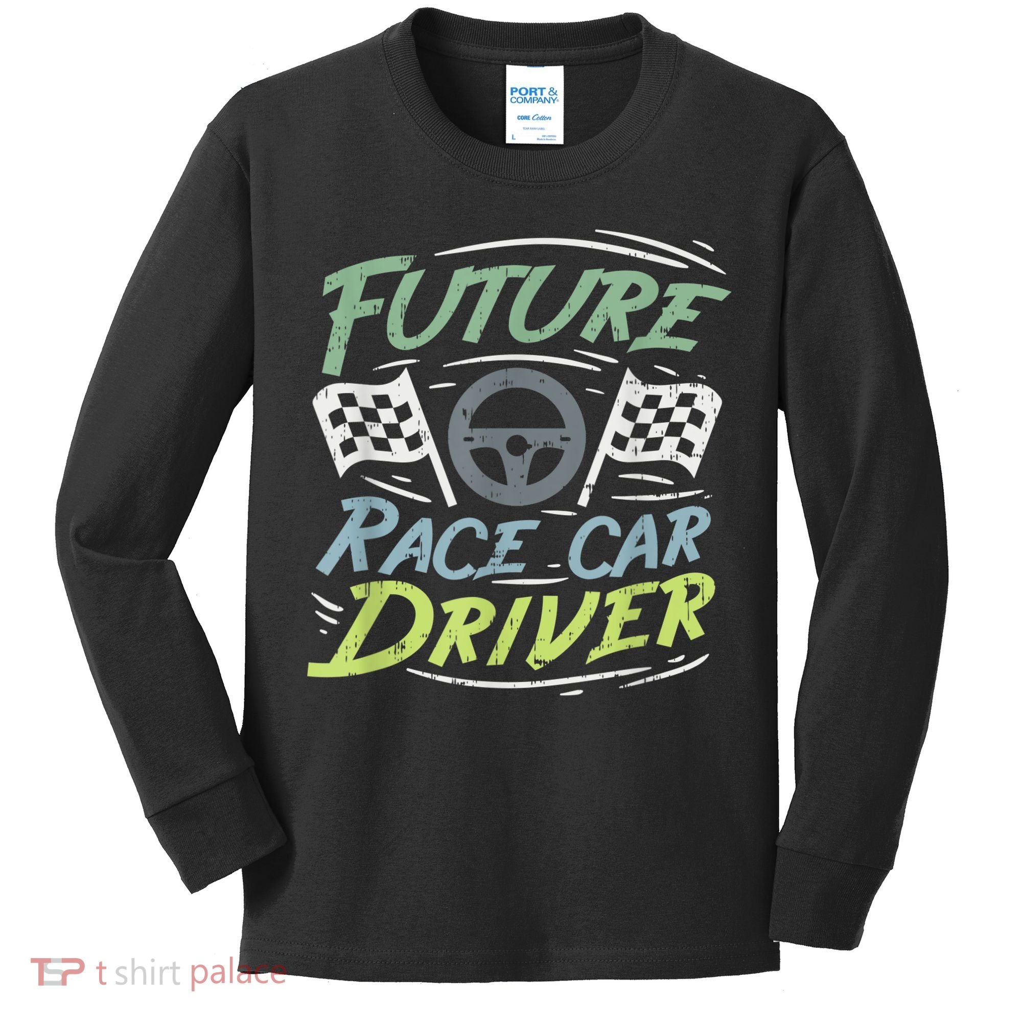 Race Car Driver Kids Racing Driver Kids Long Sleeve Shirt
