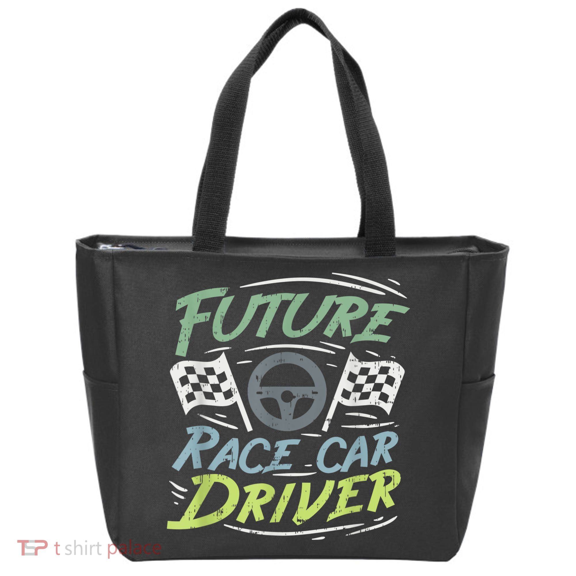 Race Car Driver Kids Racing Driver Tote Bag
