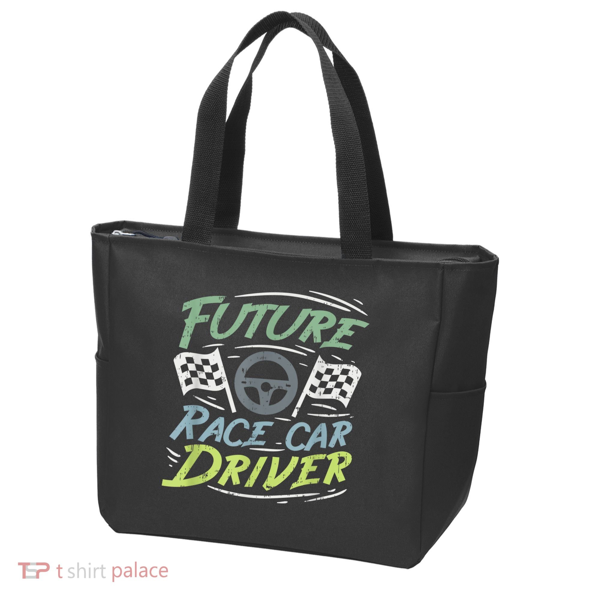Race Car Driver Kids Racing Driver Tote Bag