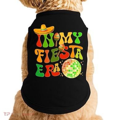 Retro Cinco De Mayo In My Fiesta Era Doggie Tank