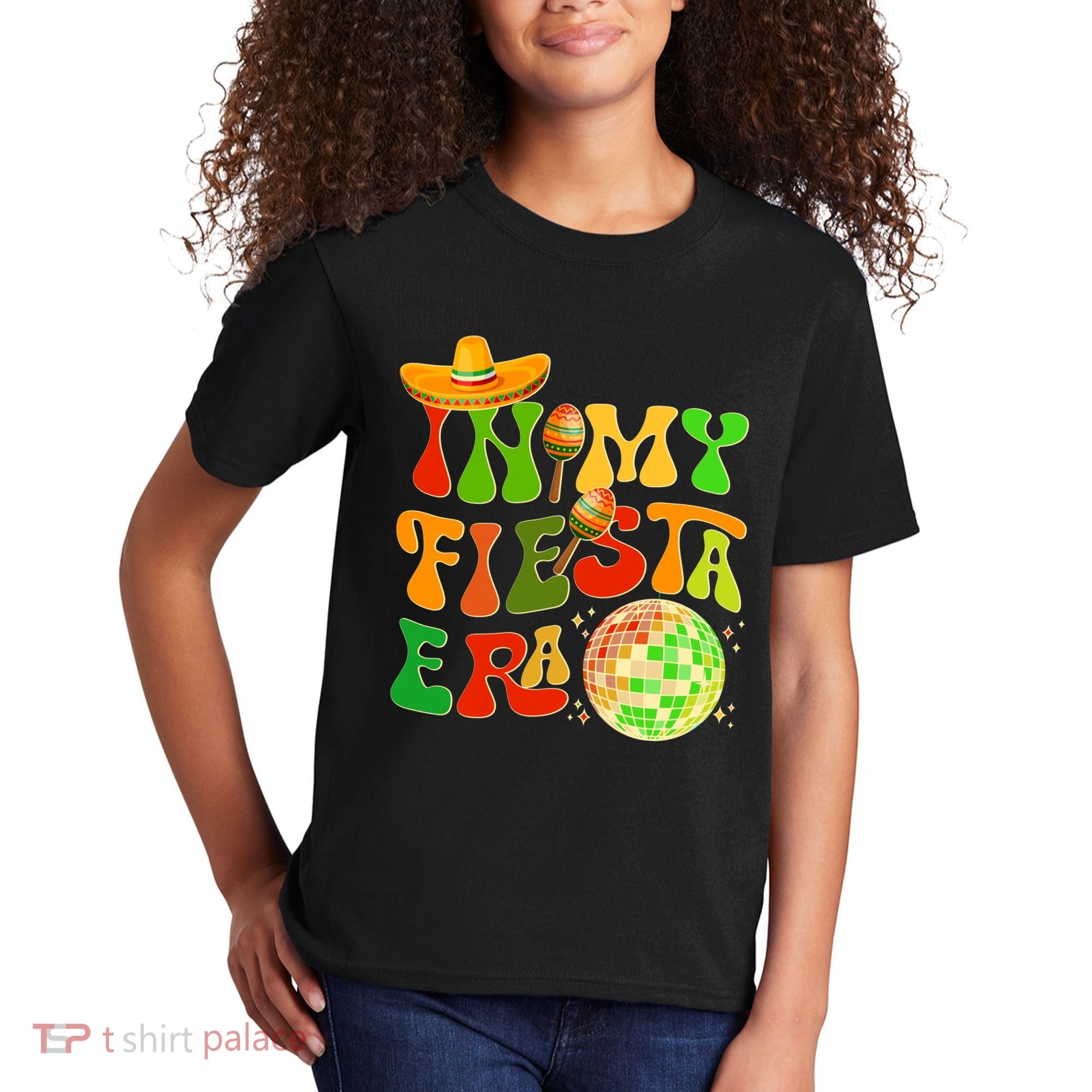 Retro Cinco De Mayo In My Fiesta Era Kids T-Shirt
