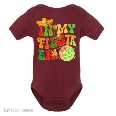 Retro Cinco De Mayo In My Fiesta Era Baby Bodysuit