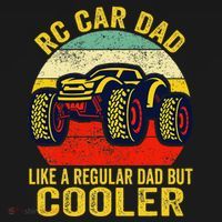 Rc Car Dad Just Like A Normal Dad Funny Rc Car Racing Racer Women's Hoodie thumb 2