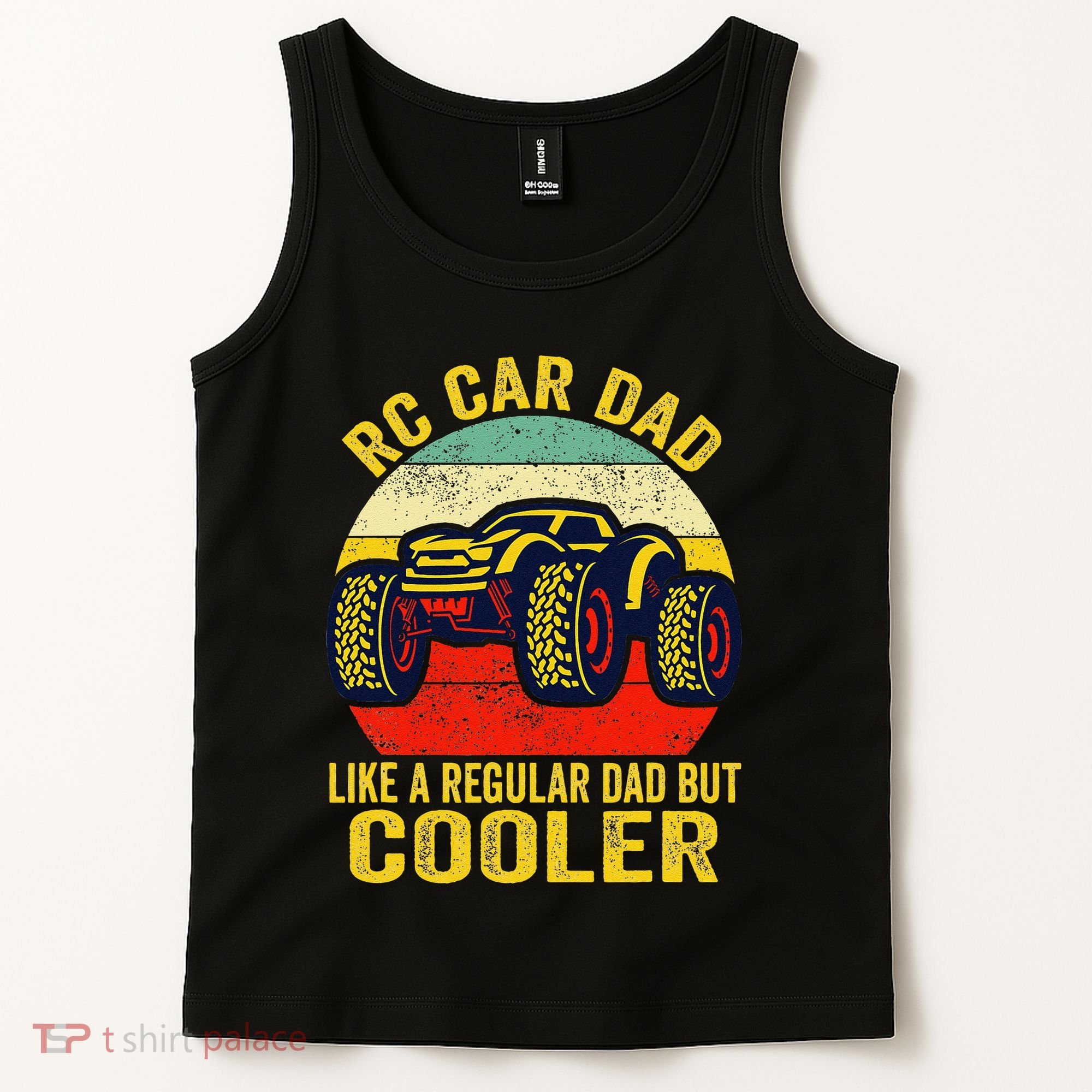 Rc Car Dad Just Like A Normal Dad Funny Rc Car Racing Racer Tank Top