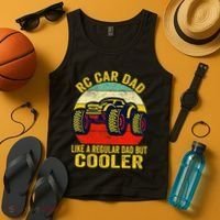 Rc Car Dad Just Like A Normal Dad Funny Rc Car Racing Racer Tank Top thumb 4