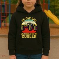 Rc Car Dad Just Like A Normal Dad Funny Rc Car Racing Racer Kids Hoodie thumb 3