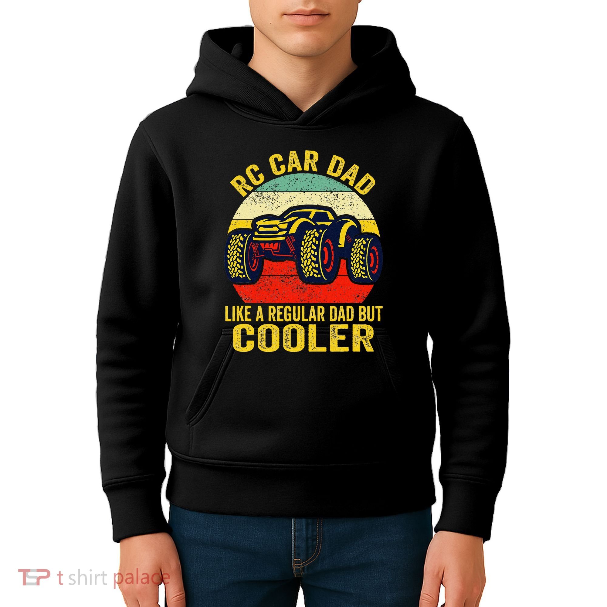 Rc Car Dad Just Like A Normal Dad Funny Rc Car Racing Racer Kids Hoodie