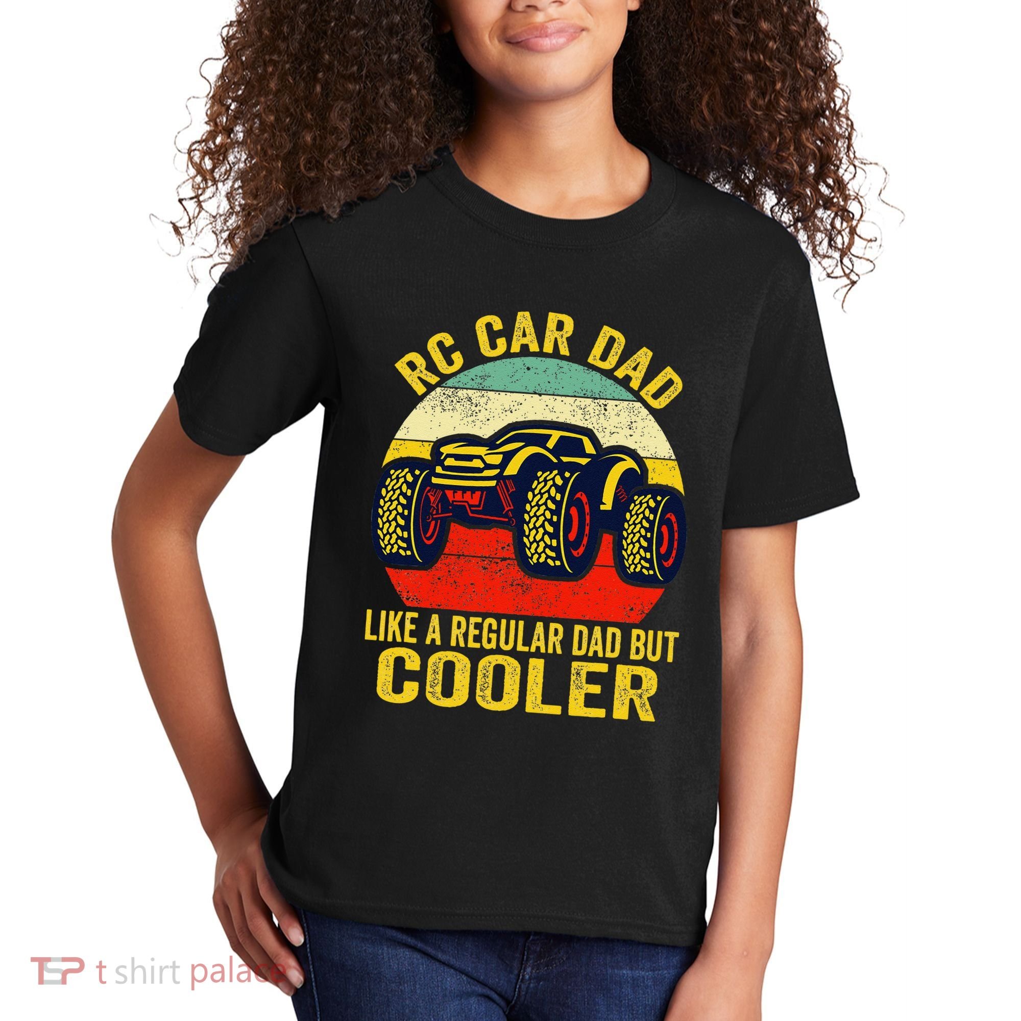 Rc Car Dad Just Like A Normal Dad Funny Rc Car Racing Racer Kids T-Shirt